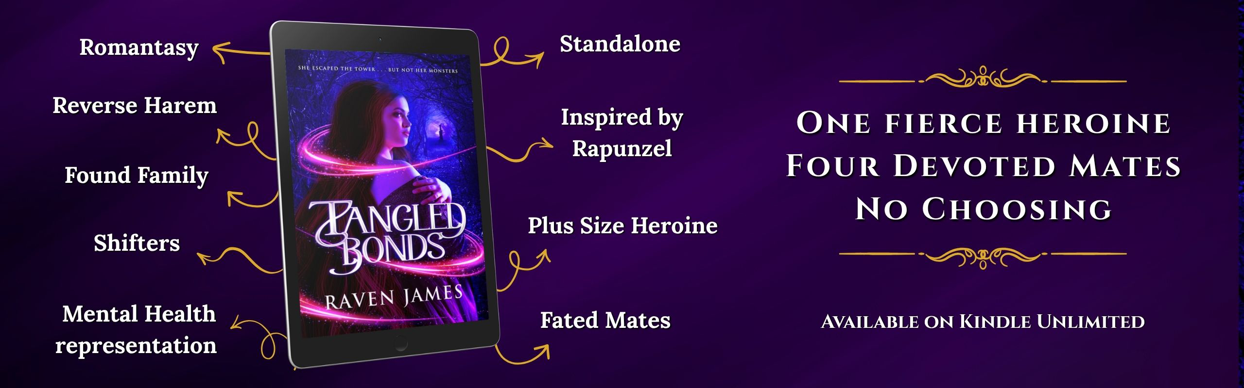 Tangled Bonds by Raven James Tropes Banner